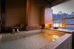 露天風呂付客室【別邸そらの庭】野分（のわき）露天風呂