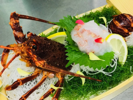 伊勢海老のお造り