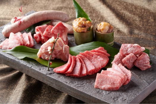 【松坂牛BBQコース】2名盛り一例