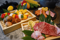 BBQお食事付プラン グランピング　ドームテント