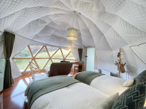 【グランピング】5mドーム客室シングル2ベッド(フォレストビュー) 【グランピング】5mドーム客室シングル2ベッド(フォレストビュー)