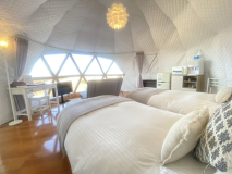 【グランピング】5mドーム客室シングル2ベッド 【グランピング】5mドーム客室シングル2ベッド