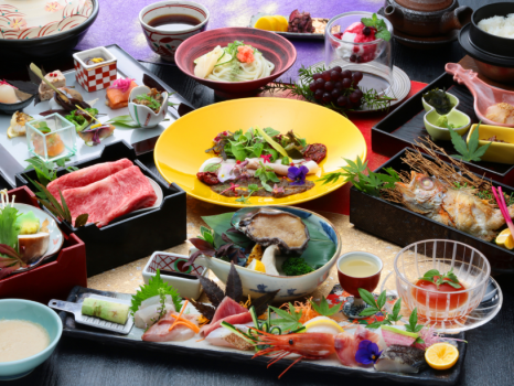 【美味しまね贅沢三昧】魚料理と〆の料理を選択可能です