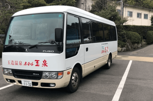 ホテルから玉造温泉駅まで、無料のシャトルバスをご用意いたします。