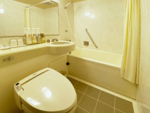 ツイン眺望望めず風呂