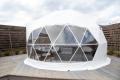 空調付きドームテント