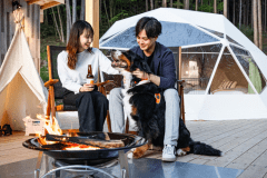 ドームG【ドッグラン付き】セミダブル2台（最大2名）