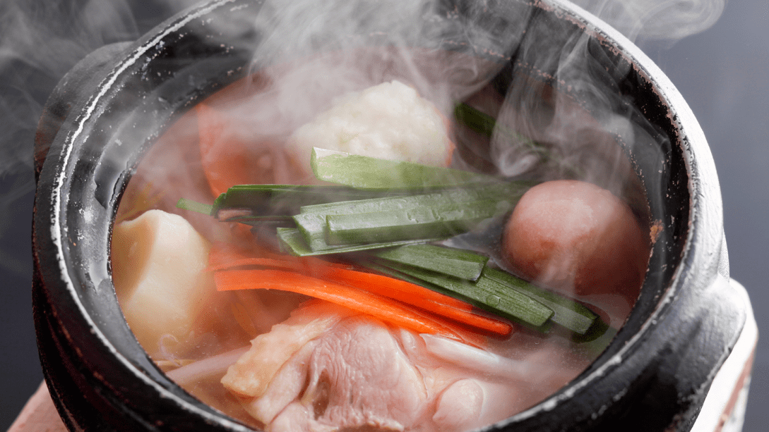 【特製★塩ちゃんこ】 朝ごはんの名物メニュー♪朝から &ldquo;フレッシュで優しい美味しさ&rdquo; をお届けします