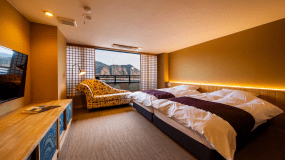 ★2021年12月リニューアル★【スーペリア和洋室】 シモンズベッドで快適な眠りをお届け♪