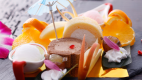 【城崎Chayaコラボ★特製スイーツプレート】食後のデザートは地元有名店【城崎Chaya】さんプロデュース。リバー専用のスィーツプレートをご用意！