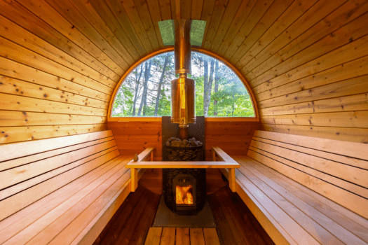 ■豪華小屋（Deluxe Cabin）■ 4床・80㎡ ＜Deluxe＞ 一棟全棟出租－設有室外客廳及露天風呂