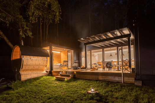 ■愛犬小屋（Dog Cabin）■ 2床・80㎡ ＜寵物OK＞ 一棟全棟出租－設有室外客廳、露天風呂及愛犬活動區