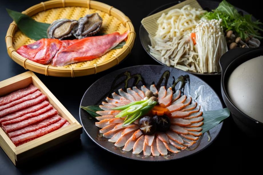 【1泊2食付き・金目鯛しゃぶしゃぶコース】金目鯛のしゃぶしゃぶをメインにかずさ和牛や海の幸を味わうお部屋食コース