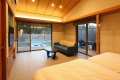 Corner suite [with hot spring open-air bath & hammock / 64 square meters]