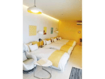 【ペット×】イエロー 4ベッド