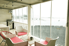 横幕をひいても開放感はそのまま♪