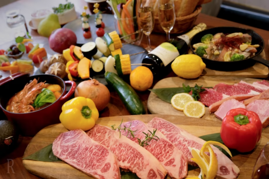 国産和牛と地元食材を味わう特製プレミアムBBQ【一泊二食付き】