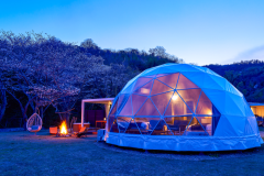 ■＜ジャグジー付き＞オーシャンビュードーム■7Mドームテント
