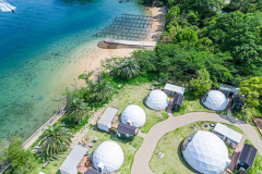 恵みの海に囲まれたオーシャンフロントでの非日常グランピング　広島/江田島の大自然を満喫【素泊まり/お持ち込み・お食事選択可】