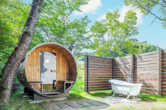 ■＜バレルサウナ付き＞ガーデンビュードーム■7Mドームテント