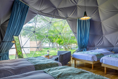 ■＜バレルサウナ付き＞ガーデンビュードーム■7Mドームテント