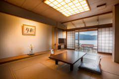 日式客房，带海边浴缸和卫生间非吸烟客房【和式海景禁菸客房】