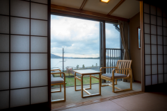 日式客房，带海边浴缸和卫生间非吸烟客房【和式海景禁菸客房】