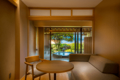 【露天風呂付・洋室】2022年11月リニューアルOPEN！ゆったりと天橋立温泉の露天風呂を愉しむ。