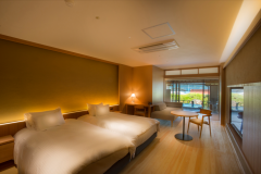 【带露天浴池、洋式客房】2022年11月改装◆在天桥立温泉放松身心〈面海、禁烟客房〉