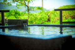 日式客房，带户外浴缸，非吸烟客房位于海边【和式海景禁菸客房附露天浴池】