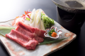【特選但馬牛＆地魚会席】但馬牛のしゃぶしゃぶを小鍋で。（一例）