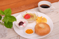 自家製パン朝食