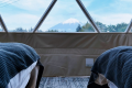 富士山の壮大な姿を一望できるお部屋