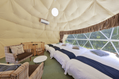 ◆Dog Dome◆6M dome-shaped tent・30㎡ーwith a private dog runー