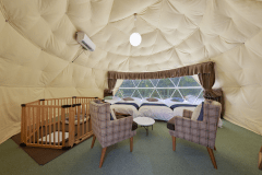 ◆Dog Dome◆6M dome-shaped tent・30㎡ーwith a private dog runー