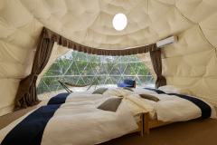 ◆Deluxe Dome◆7M dome-shaped tent・38㎡