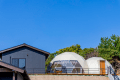 ◆Twin Dome with a sauna◆Dome-shaped tent・48㎡ーwith private saunaー