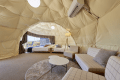 ◆Twin Dome with a sauna◆Dome-shaped tent・48㎡ーwith private saunaー