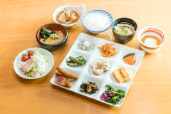 朝食ビュッフェ