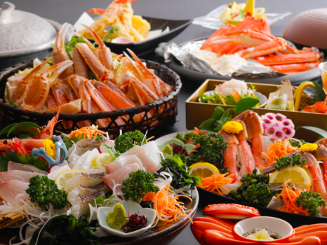 【会席料理】京丹後の新鮮海の幸をお腹いっぱい味わう口福を。