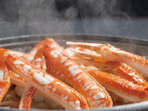 かにの陶板焼き