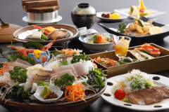 【夏期限定★ファミリー歓迎】『鮑と踊り焼き』or『和牛ステーキ』の選べるメイン！