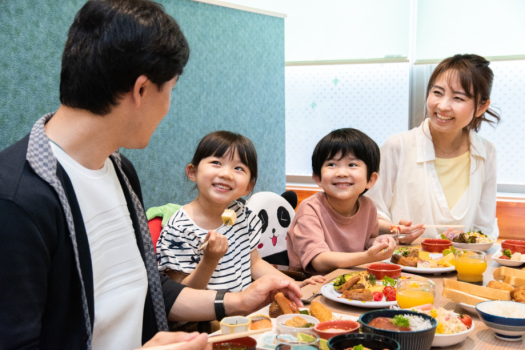 家族でわいわい。