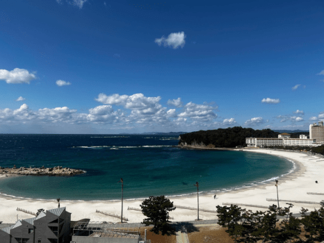 *【露天風呂付客室(浜水晶)・和室】お部屋からの眺望 *【露天風呂付客室(浜水晶)・和室】お部屋からの眺望