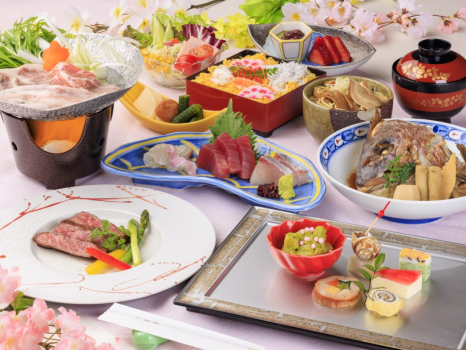 *【スタンダード】熊野牛ステーキや地元産の魚料理で季節の美味を堪能！