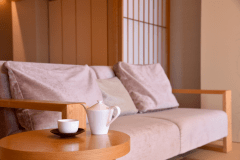 温泉かけ流し露天風呂付客室　浜水晶特別室　月の晶