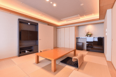 温泉かけ流し露天風呂付客室　浜水晶特別室　藤の晶