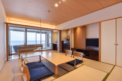 温泉かけ流し露天風呂付客室　浜水晶和室