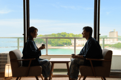 全室オーシャンビューのお部屋でごゆっくりお過ごしください。