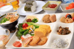 【朝食付】健康和食バイキング朝食+大浴場プロジェクションマッピングで三楽荘を満喫！